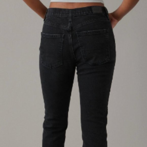 American Eagle Stretch Skinny Dark Wash Jeans 10 Short - Picture 2 of 2